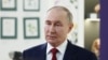 Russian President Putin meets with journalists in Sirius near Sochi